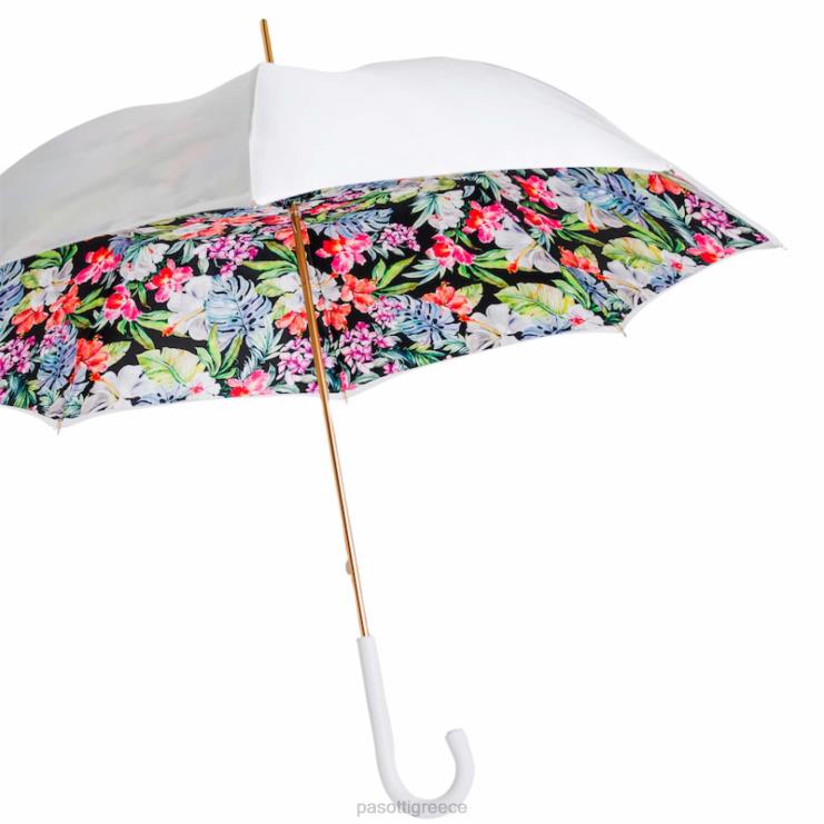 ομπρέλα | PASOTTI 189 9l578-1 p - ανθισμένη λευκή ομπρέλα 2N6B8326 γυναίκες